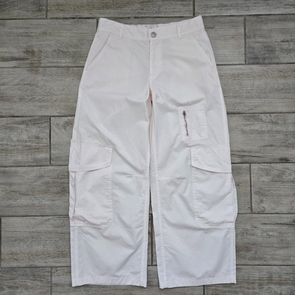 BDG Urban Outfitters Light Pink Wide Leg Cargo Pant Women's Street Baggy Retro 4